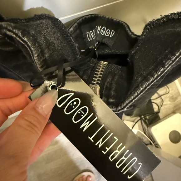 BNWT Dolls Kill Current MoodLife Moto Mini in black - Picture 5 of 5